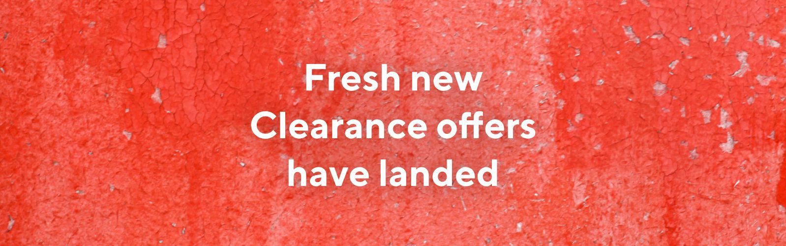 New clearance offers