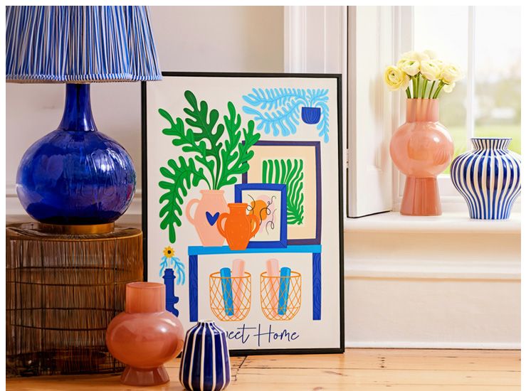 Bold and bright homeware