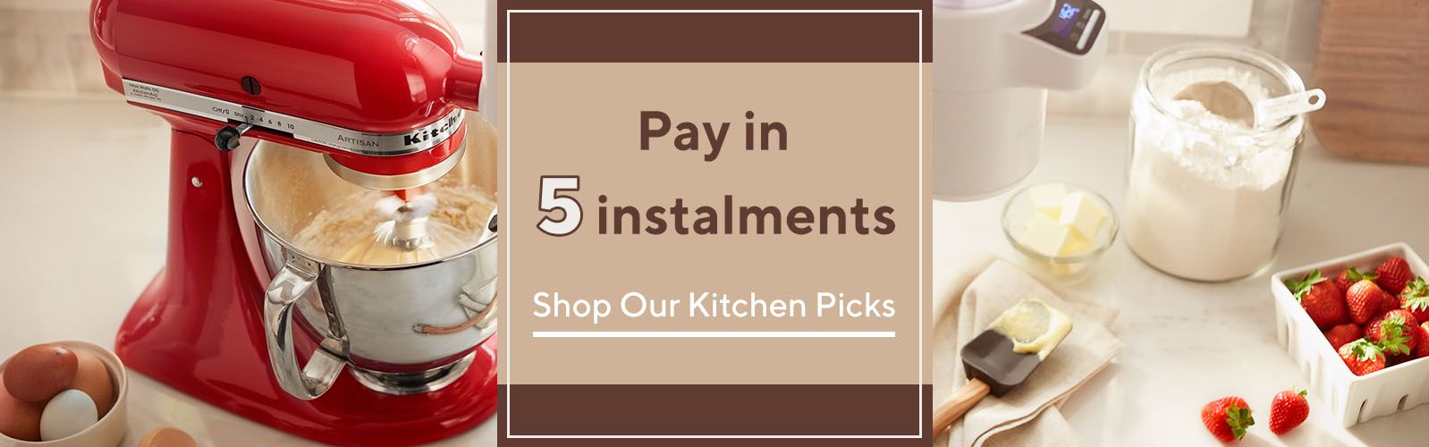 Top kitchen picks in 5 interest-free instalments